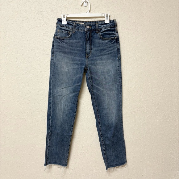 Pilcro and the Letterpress Denim - Pilcro Anthropologie The Vintage Straight Jeans Blue Denim Size 27